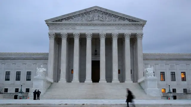 Edificio del Tribunal Supremo en Washington D. C.