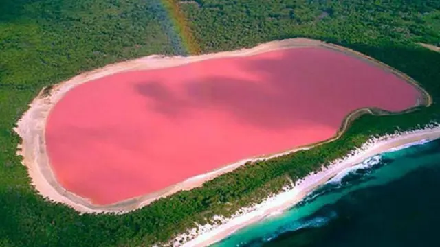 Lago rosado Hillier, Australia