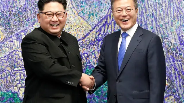 दक्षिण कोरिया और उत्तर कोरिया के राष्ट्राध्यक्ष