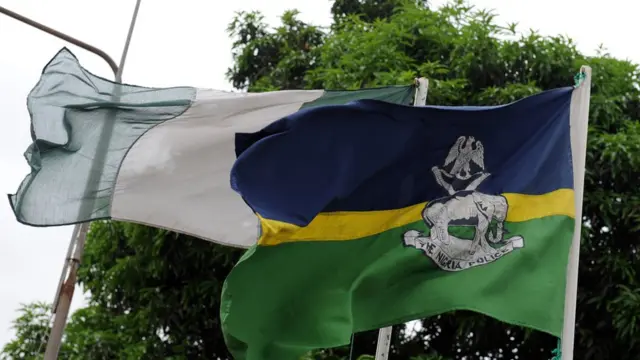 Nigeria police flag