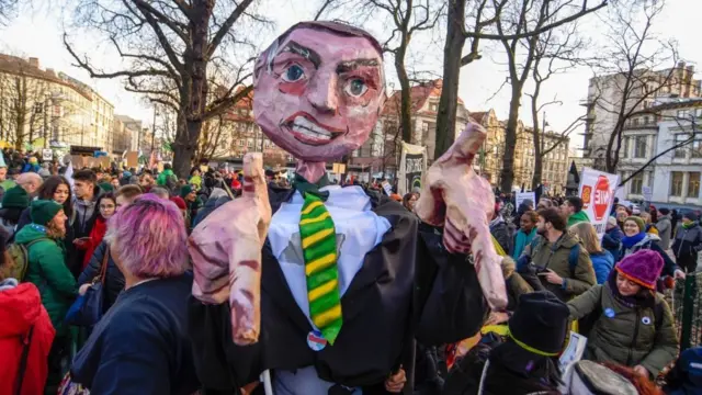 Brezilya'da bir protesto