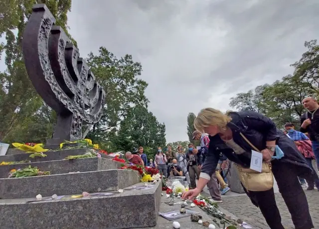 یادمان هولوکاست در کیف پایتخت اوکراین