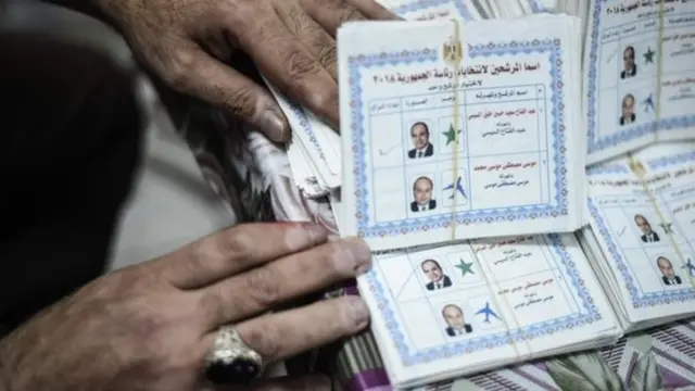 Mısır'da oy pusulası