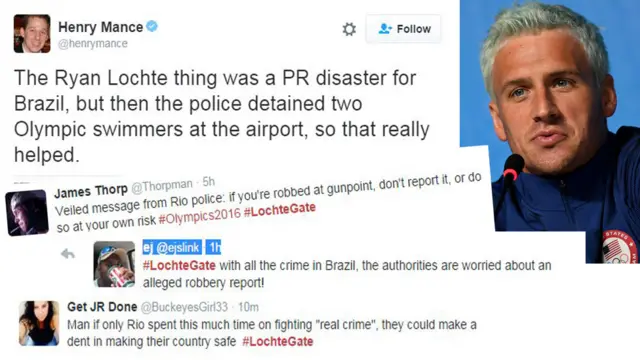 Twitter Ryan Lochte