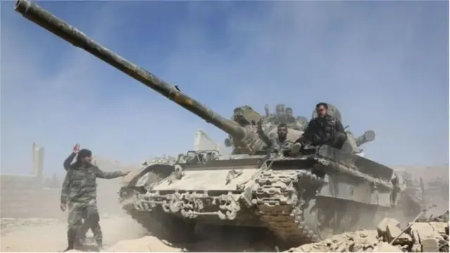 ডৌমার নিয়ন্ত্রণ পুনরায় নিতে শনিবার সিরিয়ার সরকারি বাহিনী আরো এগিয়েছে