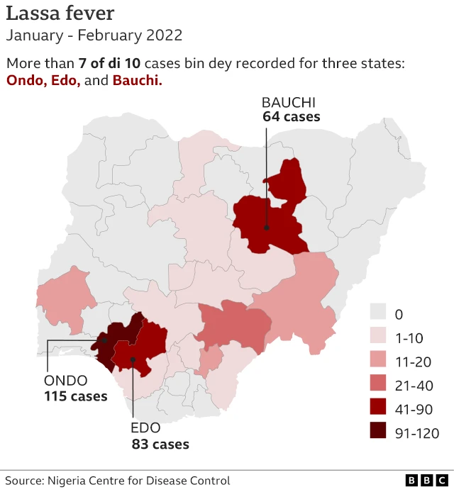 Lassa Fever map