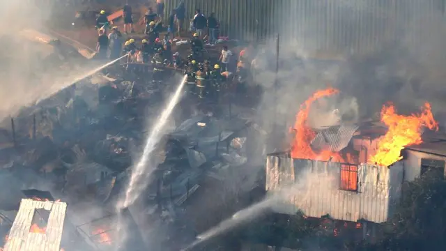 Incendio en Valparaíso