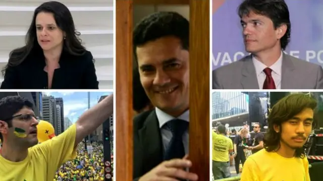 Sérgio Moro, Janaina Paschoal e Kim Kataguiri estão entre os protagonistas do impeachment