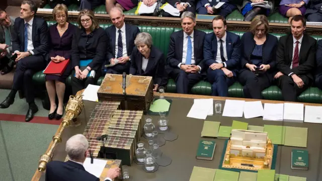 ترزا می در پارلمان