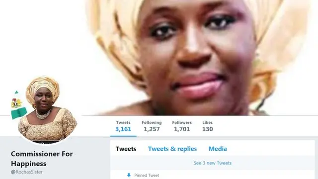 fake account for Imo State Ministry for Happiness and Purpose Fulfilment