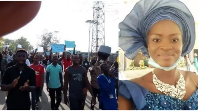 Awọn akẹkọọ OAU to n se iwọde