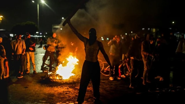 Protesto na Colômbia