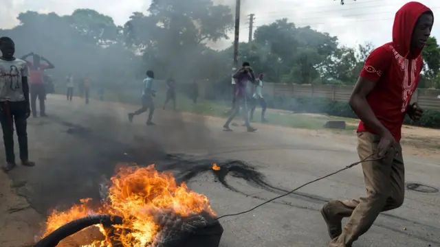 Manifestations au Zimbabwe