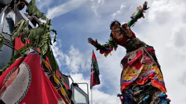 Taageerayaasha mucaaradka oo ku dabaaldagaya magaalada Lilongwe, Malawi, 4 February 2020