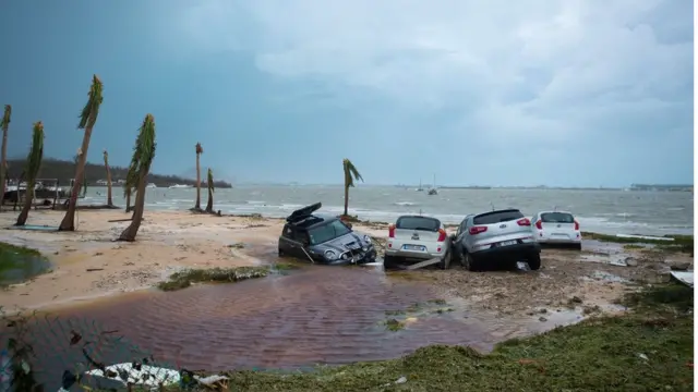 Irma, badai, Karibia