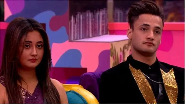 रश्मी देसाई आणि आसिम रियाज