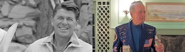 Ronald Reagan, George W H Bush