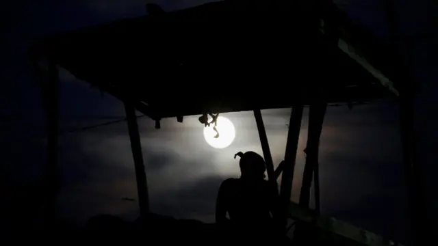 Superluna desde Haití