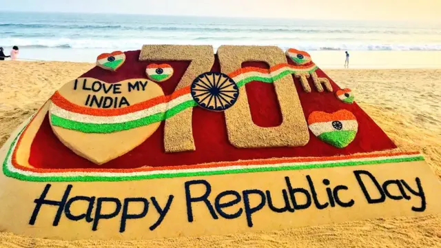 انڈیا کا 70 واں یوم جمہوریہ تصویروں میں