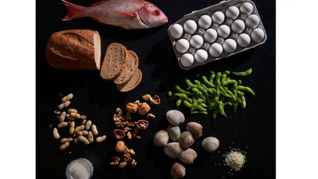 এলার্জিযুক্ত খাবার।