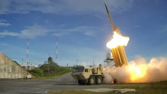 தென்கொரியாவில் நிறுவப்பட்டிருக்கும் அமெரிக்காவின் தாட் பாதுகாப்பு கேடய அமைப்பு