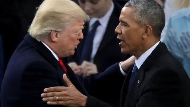 ट्रंप, ओबामा