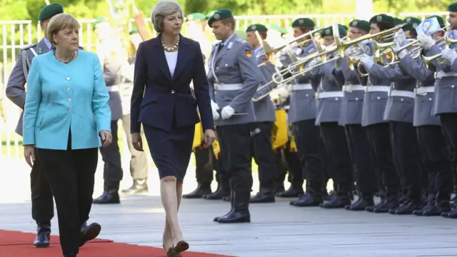 Тереза Мэй и Ангела Меркель