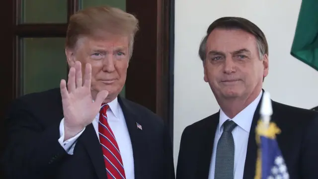 Дональд Трамп и Жаир Болсонару