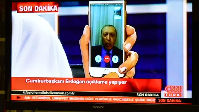 Perezida Erdogan kuri Facetime