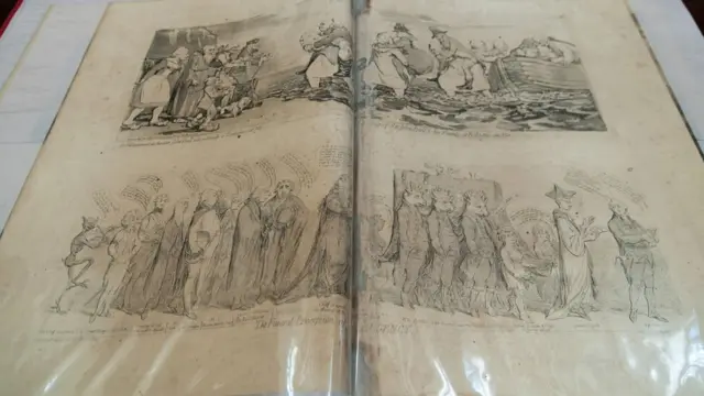 संरक्षित की गई एक किताब