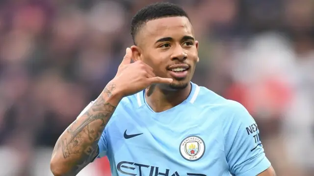 Mshambuliaji wa Manchester City Mbrazil Gabriel Jesus