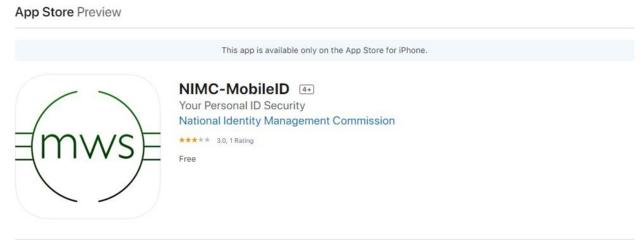 NIMC Mobile App: How To Use Your Phone Get Your National ID Card From ...