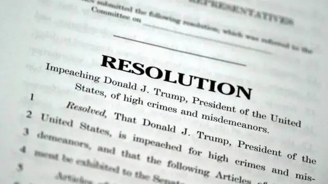 Документы по импичменту в конгрессе