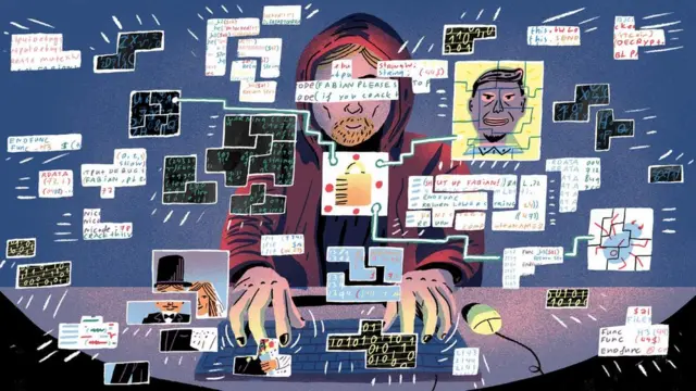 ilustración: hacker