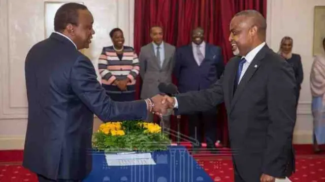 Maxamed Axmed Nuur Tarsan, wuxuu safiirka Soomaaliya ee Kenya noqday dhammaadkii sannadkii 2018-kii.