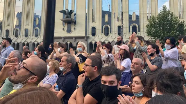 Протесты в Тбилиси