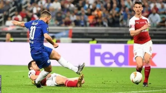 Hazard akifunga goli lake lwa kwanza