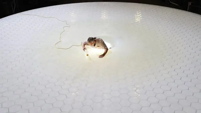 The LSST telescope under construction in Chile will be the most powerful on Earth, with glass polished to within a millionth of an inch of the shape needed (Credit: Getty Images)