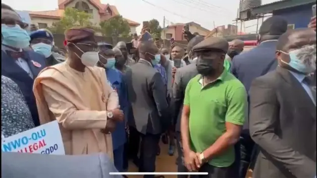 CSP Oyewole and Sanwo-Olu dey tok