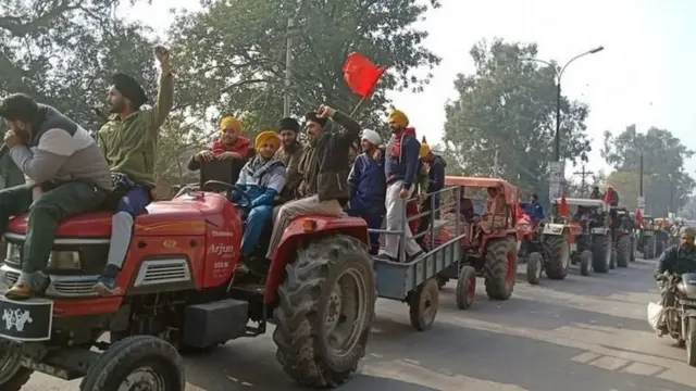 शेतकरी आंदोलन, ट्रॅक्टर परेड