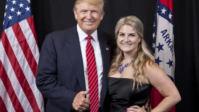 Сара Джо Рейнолдс вместе с Дональдом Трампом