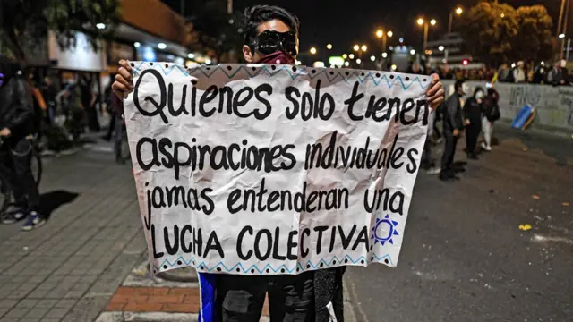Protesta en Colombia