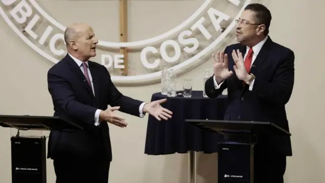 José María Figueres y Rodrigo Chaves, los dos candidatos a presidir Costa Rica