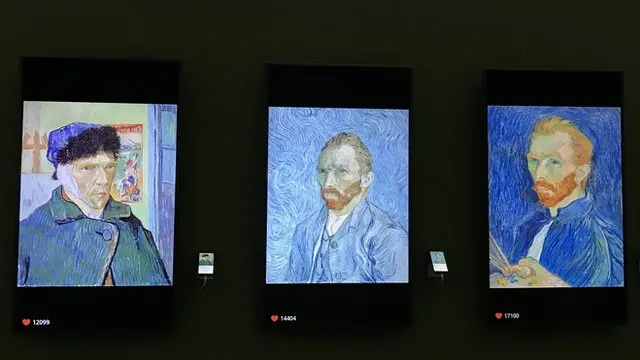 荷兰艺术巨匠梵高的自画像亦是世界画坛的瑰宝。