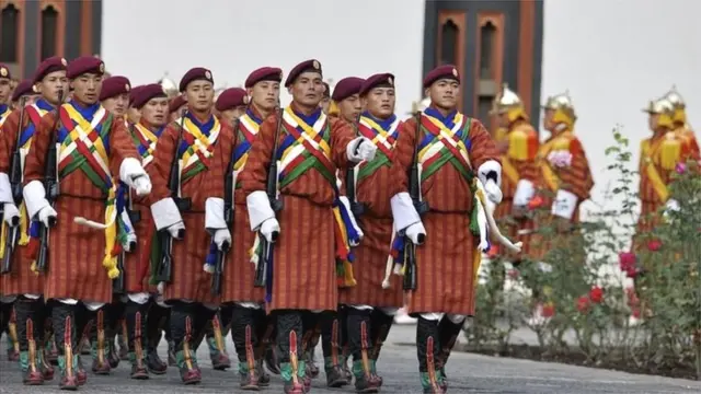 भूटान के सैनिक