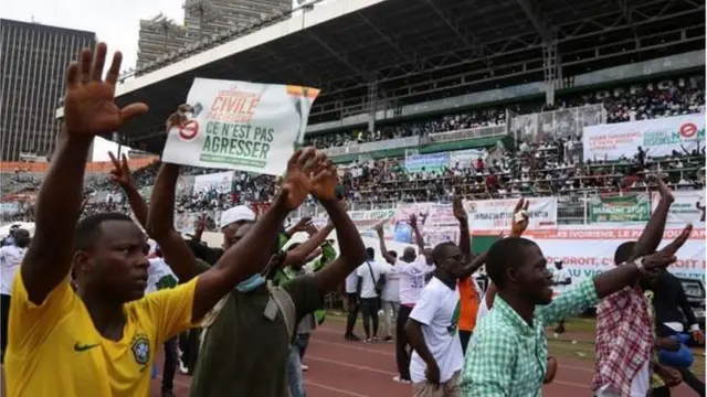 Ivory Coast Protesters
