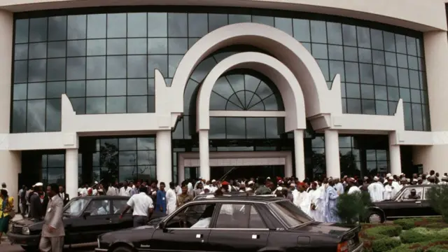 Sommet de la CEDEAO (Communauté économique des Etats de l'Afrique de l'Ouest) à Abuja, en juillet 1991, Nigéria.
