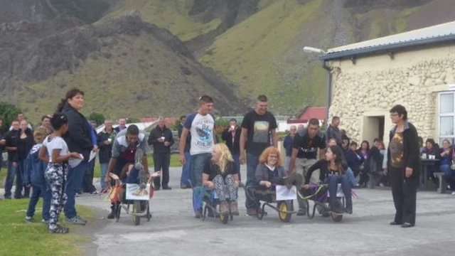 Wheelbarrow races day