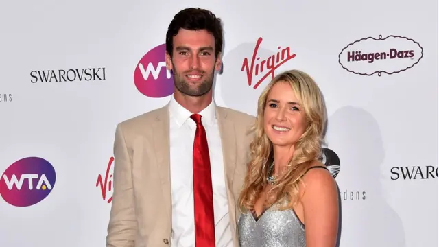 Еліна Світоліна у супроводі Ріса Топлі на вечірці з нагоди старту Вімблдону