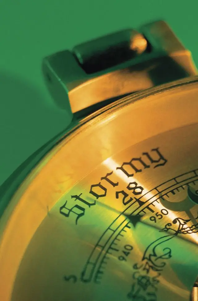 ਇੱਕ ਬੈਰੋਮੀਟਰ ਦੀ ਇੱਕ ਸੰਕੇਤਕ ਤਸਵੀਰ